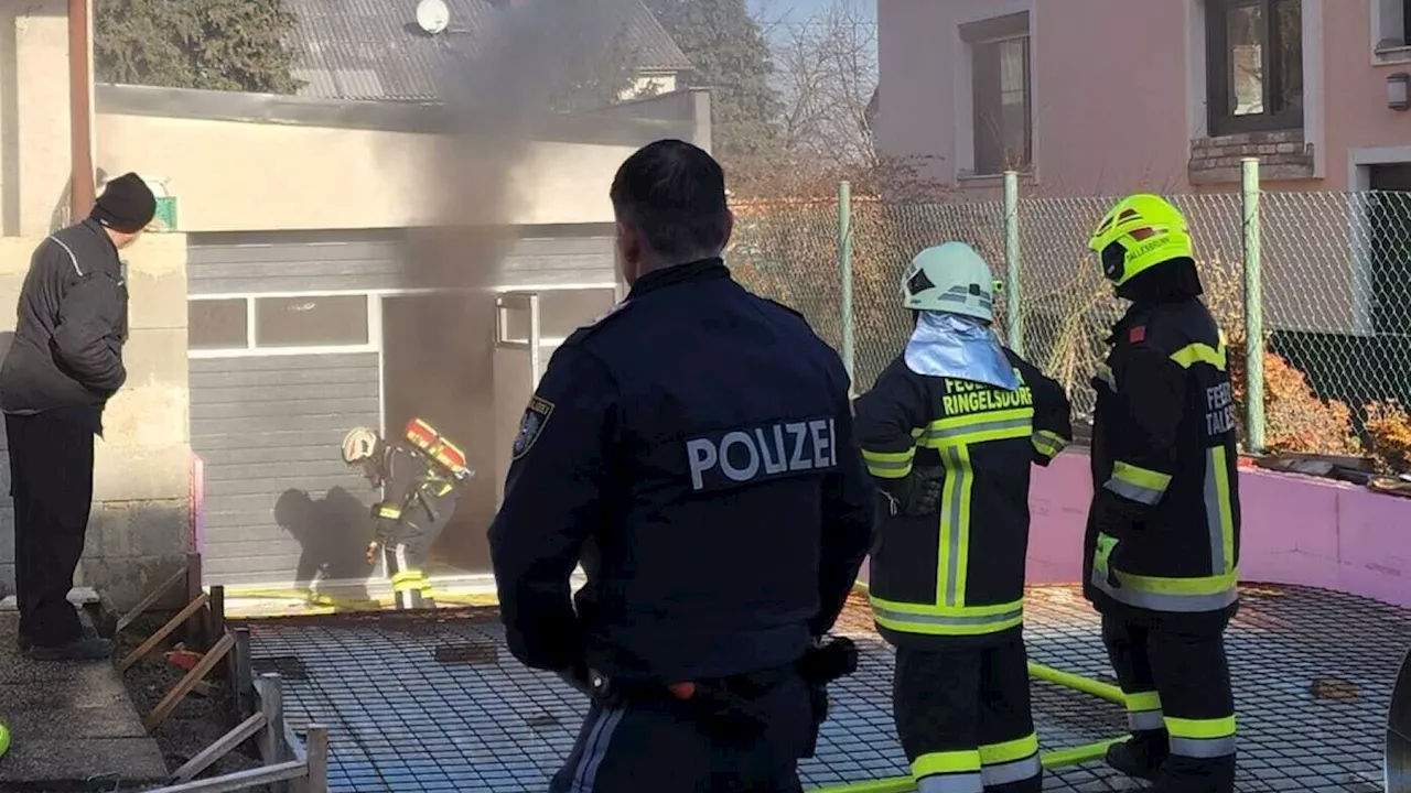 Feuer im Keller eines Wohnhauses: Sechs Wehren rückten aus