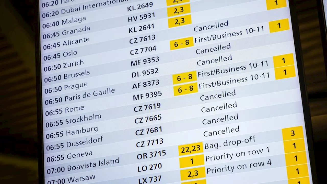 Schiphol Annuleert Meer Dan 100 Vluchten Vanwege Harde Windstoten