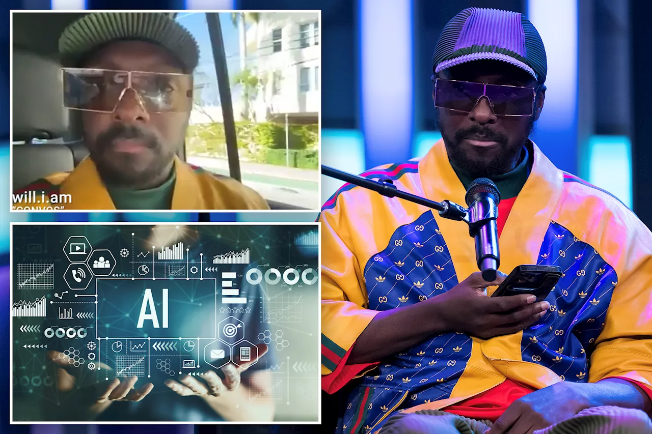 Black Eyed Peas star predicts which jobs may go extinct thanks to AI