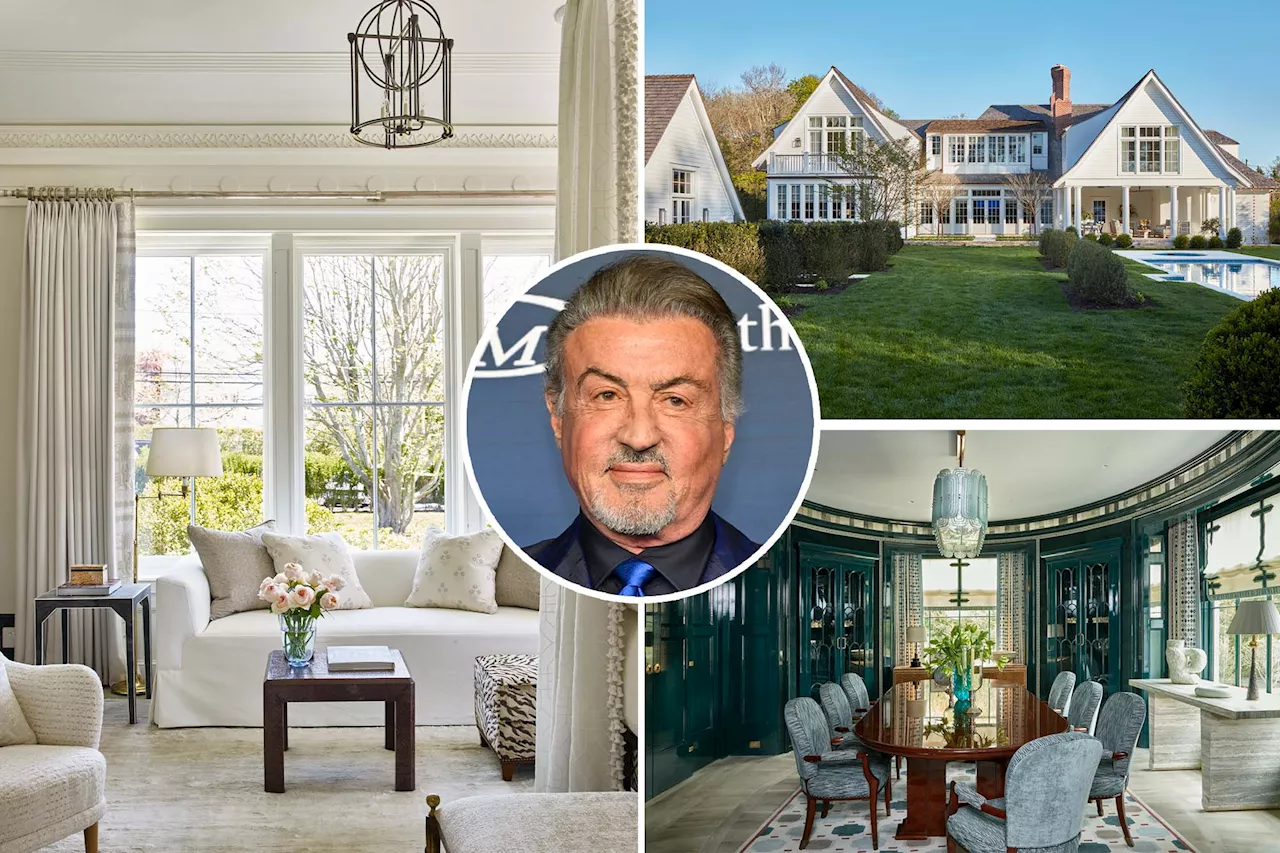  Sylvester Stallone buys a Hamptons mansion for $24.95M in an all-cash deal