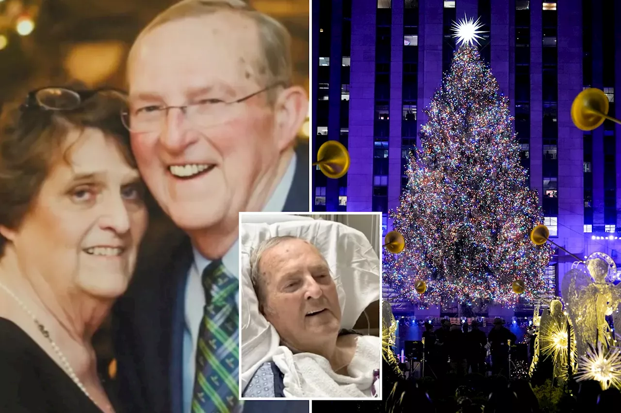 Widower who donated 2024 Rockefeller Christmas tree hosted 'little watch party' in rehab facility room after stroke