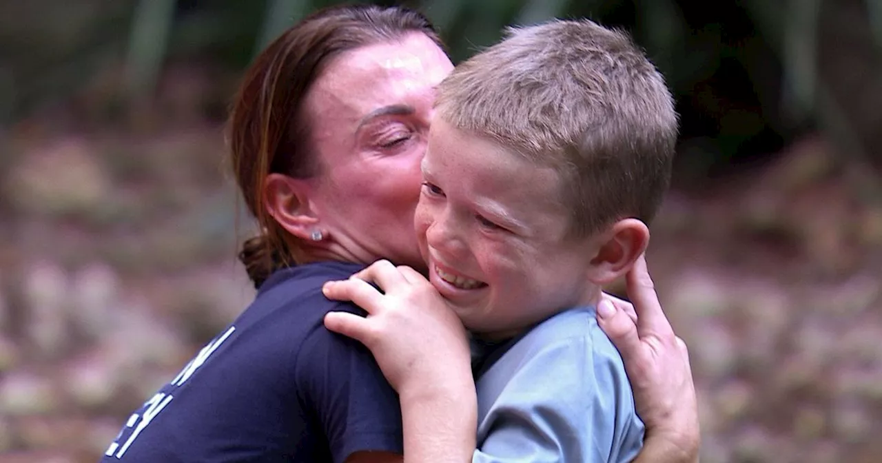 Coleen Rooney breaks down in tears as she's reunited with youngest sons