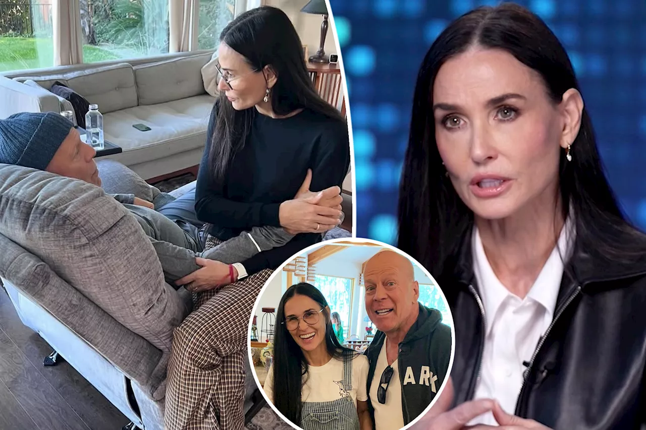 Demi Moore gives health update on ex Bruce Willis amid his battles with aphasia and dementia