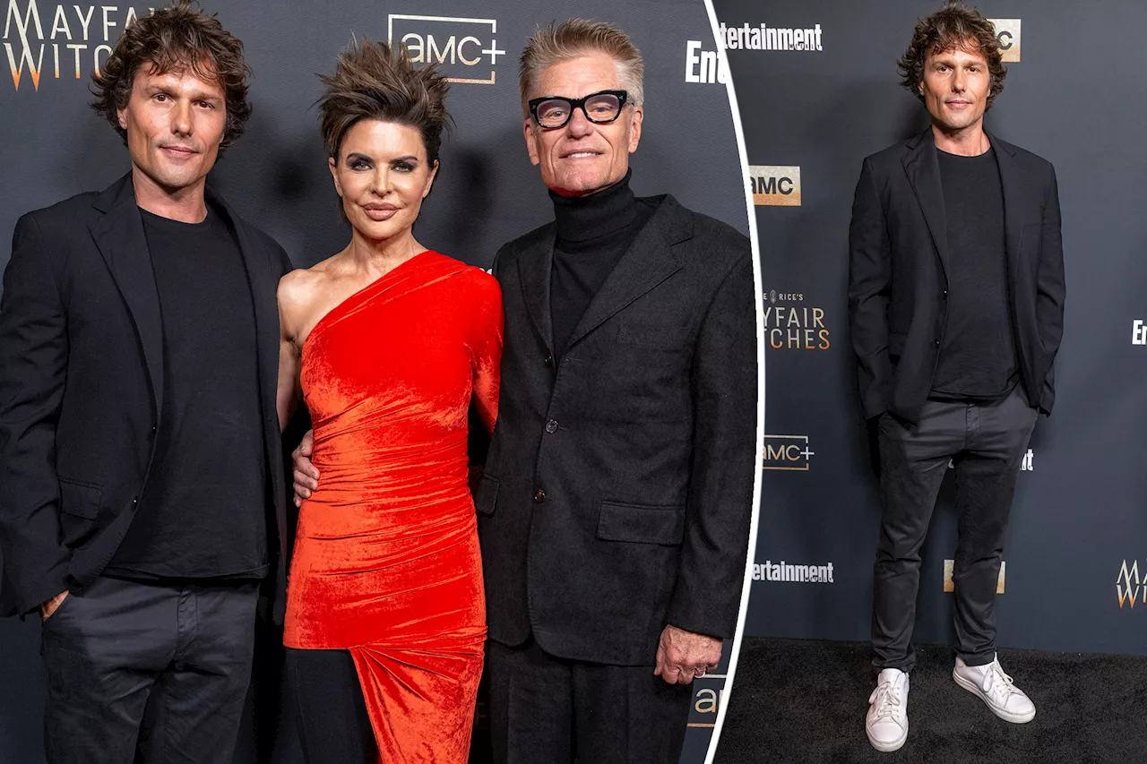 Harry Hamlin's son, Dimitri, makes rare red carpet appearance with dad and Lisa Rinna