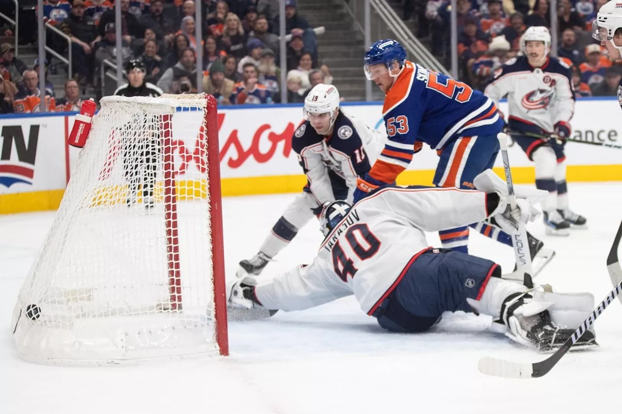 McDavid has four assists as Edmonton Oilers top Columbus Blue Jackets 6-3