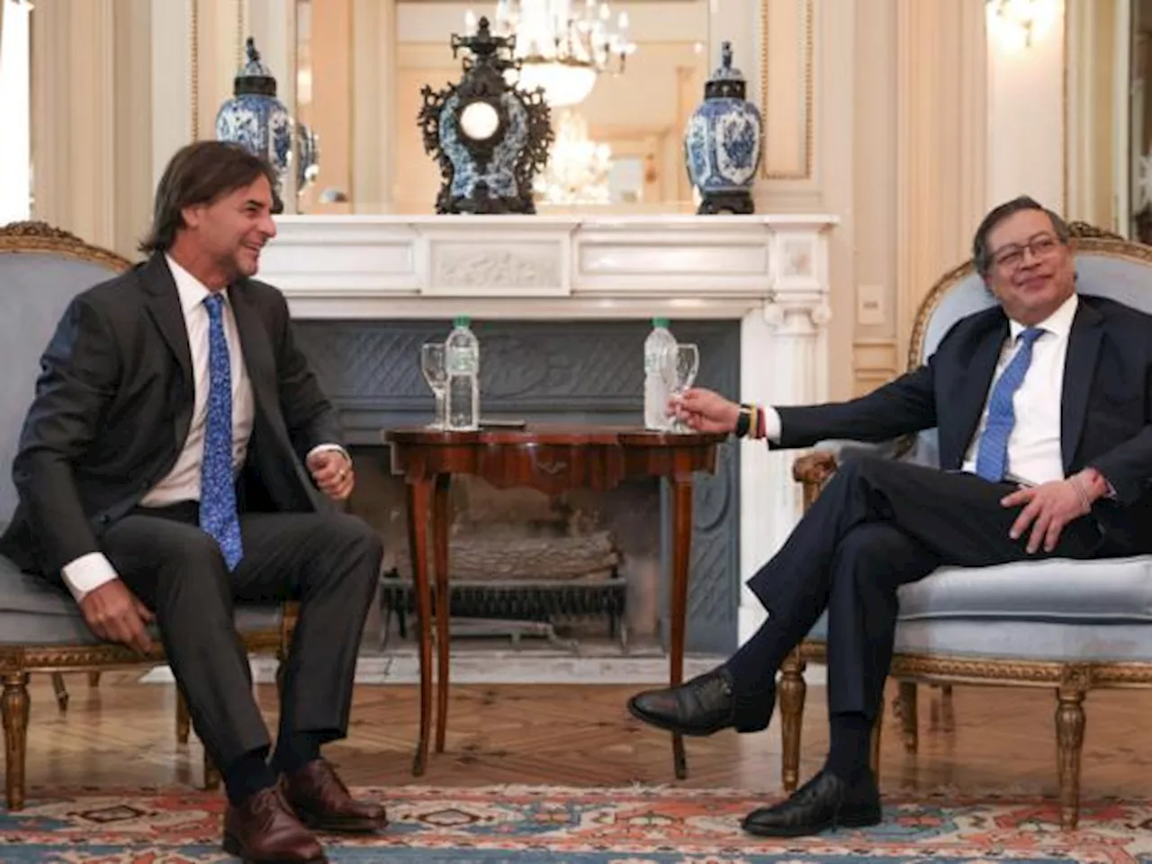 Gustavo Petro se reunió en Montevideo con Luis Lacalle Pou, presidente de Uruguay