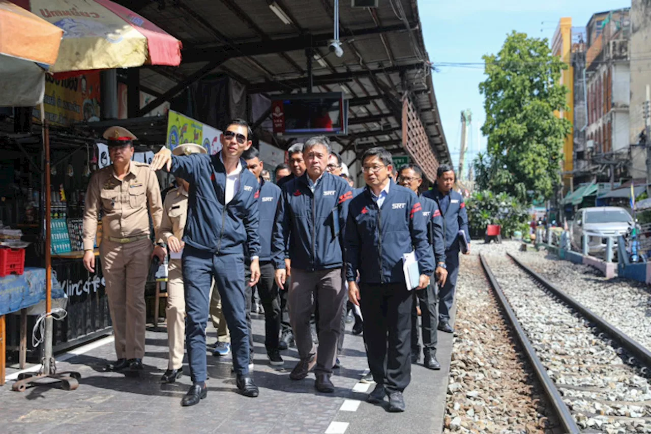 ผู้ว่าการรถไฟฯ ลงพื้นที่วงเวียนใหญ่-ตลาดพลู-มหาชัย เตรียมรองรับพัฒนาพื้นที่ชุมชนตลาดพลู เล็งยกระดับประสิทธิภาพให้บริการ