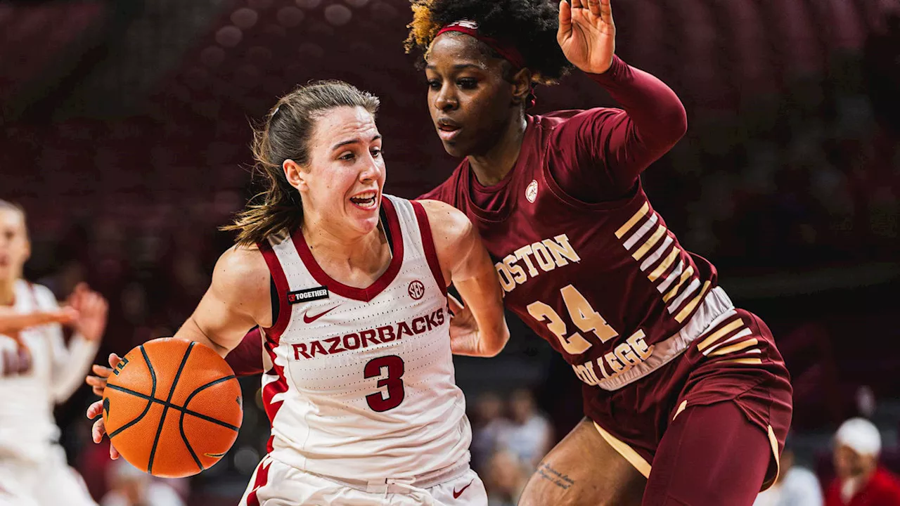 Arkansas Snaps Skid, Beats Boston College in ACC/SEC Challenge