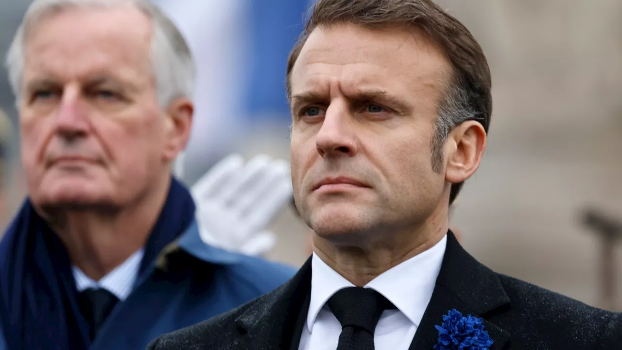 Macron defiant in face of resignation calls after govt collapses