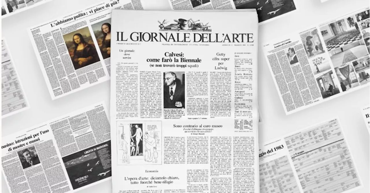 Il Giornale dell’Arte passa al consorzio composto da Banca Intesa, Fondazione Sanpaolo e F. CrCuneo