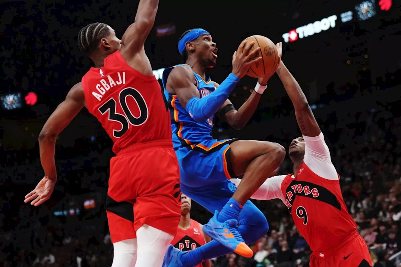 Gilgeous-Alexander Leads Thunder to Dominant Win Over Raptors