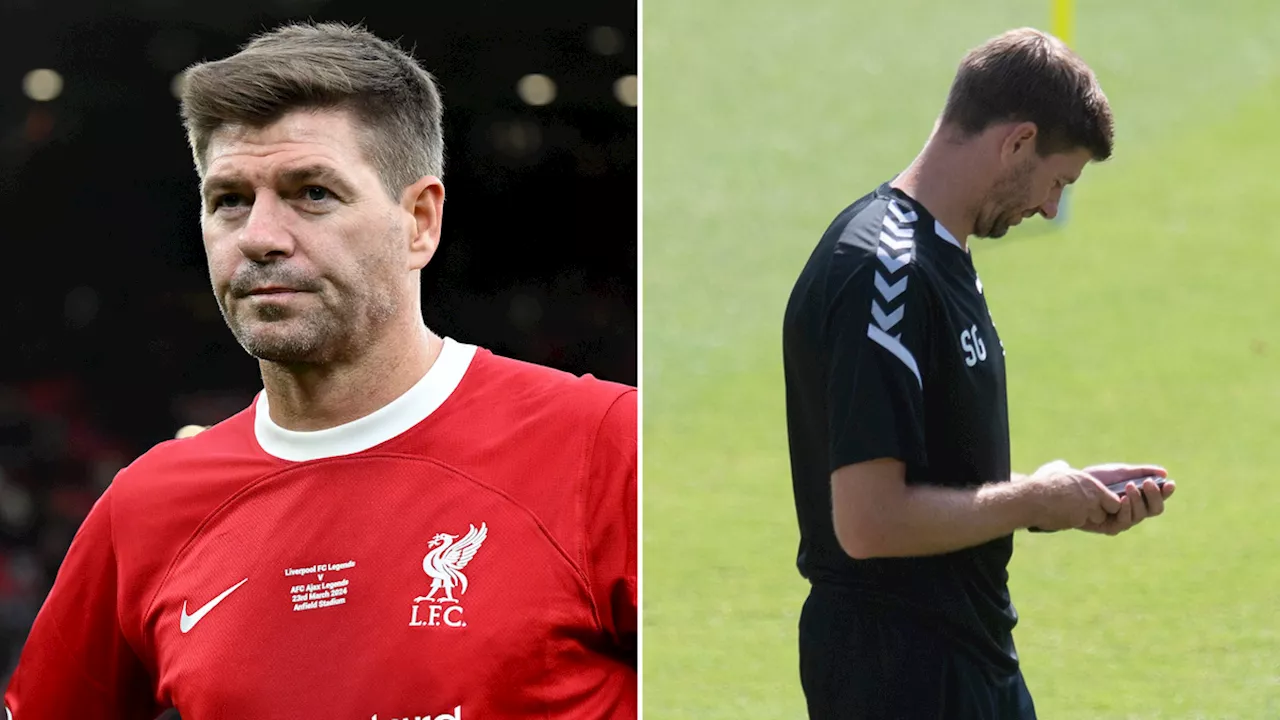 Steven Gerrard tried to convince two huge names to sign for Liverpool but both rejected him over text message