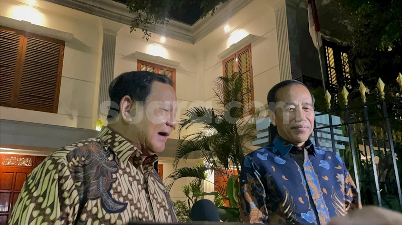 Usai Jokowi Tak Dianggap PDIP, Prabowo Bicara di Sampingnya: Gerindra Terbuka...