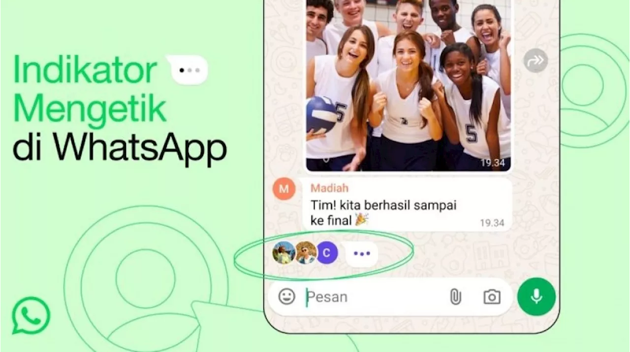 WhatsApp Hadirkan Pembaruan Visual untuk Notifikasi 'Typing'