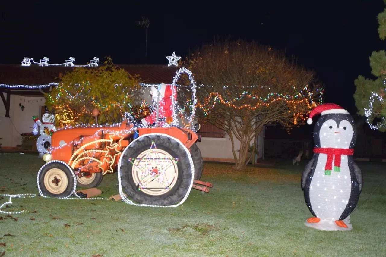  Gouts : La tradition des maisons illuminées se perpétue route de Mugron