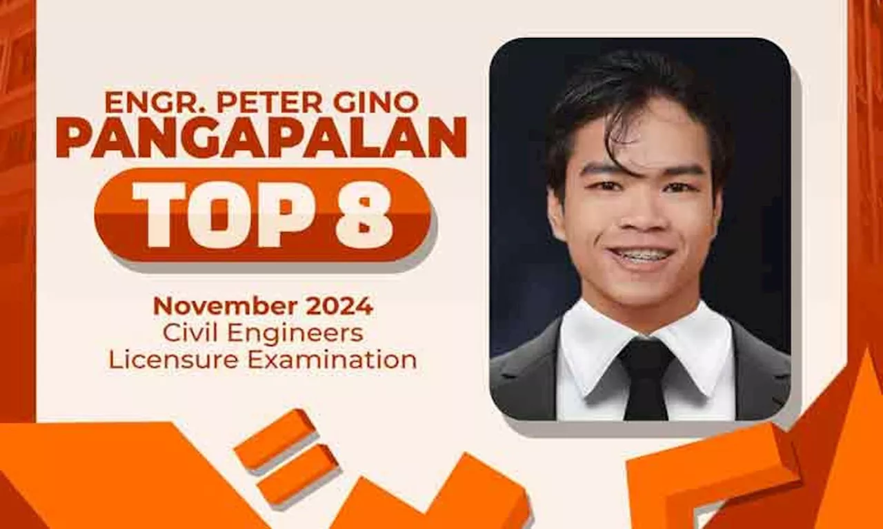 UM Graduate Ranks Eighth in December 2024 Civil Engineering Licensure Exam