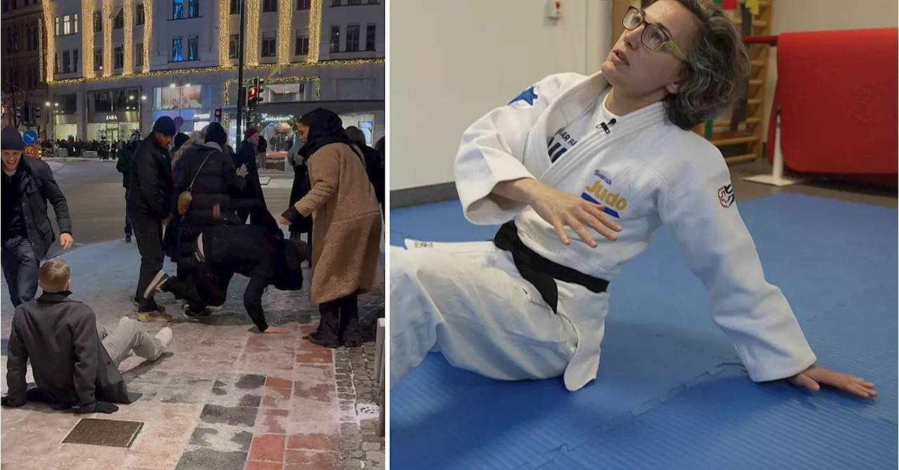 Judoinstruktören: Så ramlar du säkrare i vinter