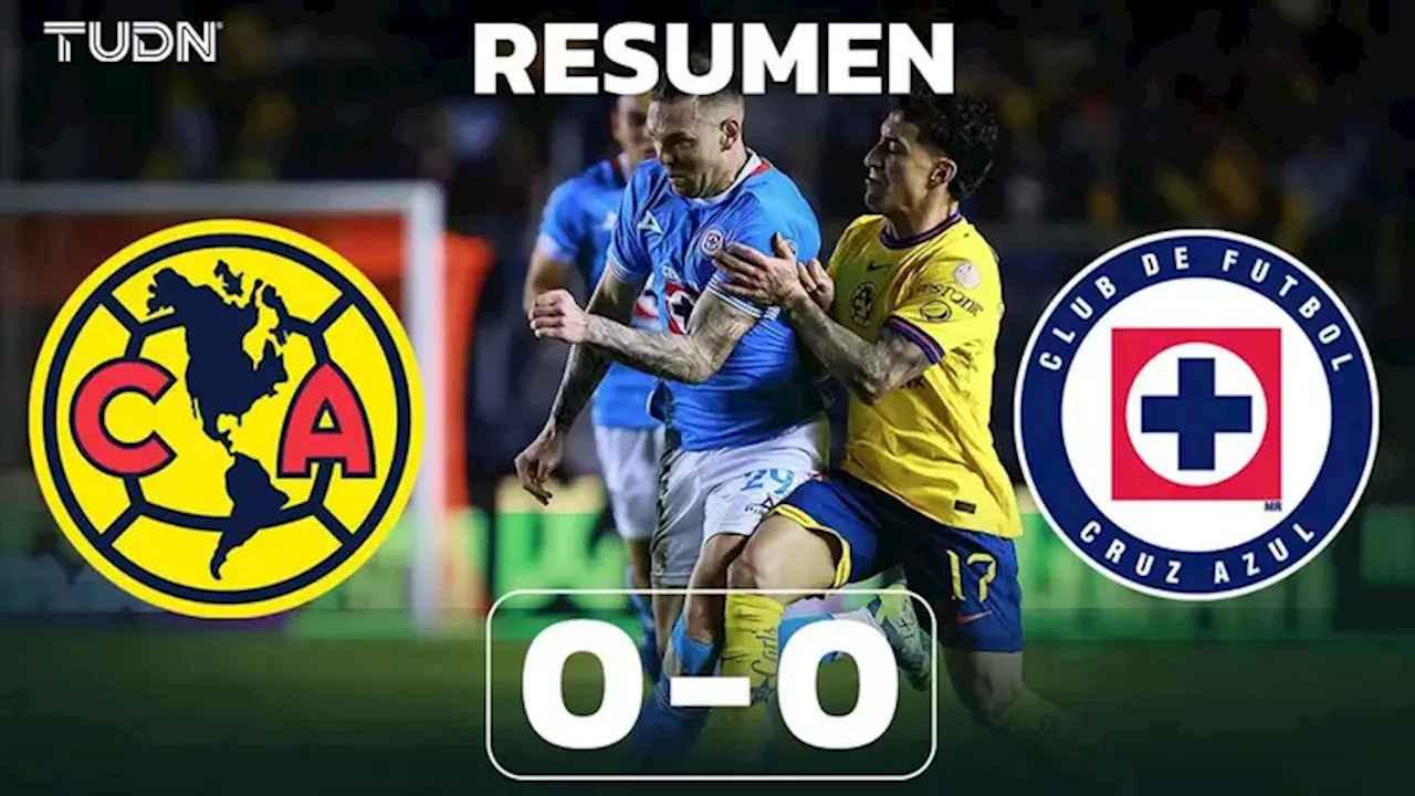 América y Cruz Azul empatan en la Ida de las Semifinales de Liga MX