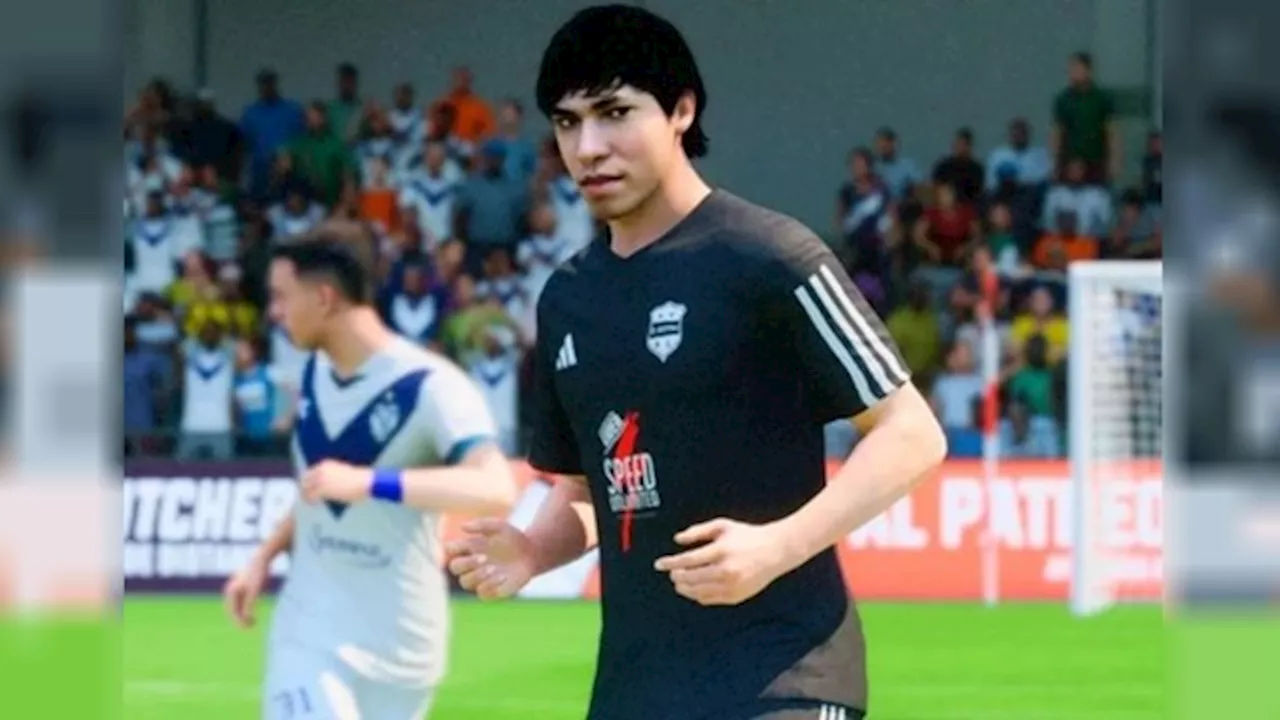 El influencer Spreen fue incluido en el videojuego eFootball como parte del plantel de Deportivo Riestra