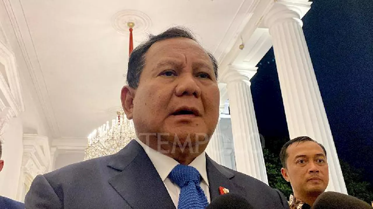 Miftah Maulana Mundur, Prabowo: Terlepas Salah Ucap, Beliau Tanggung Jawab