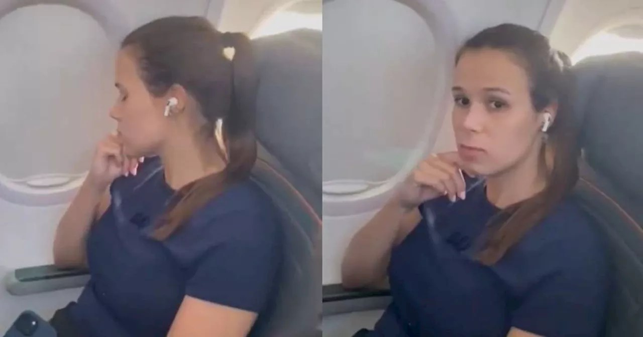 Passageira que gravou mulher que não quis trocar de lugar no avião se pronuncia em meio a ataques: ‘Estou assustada’