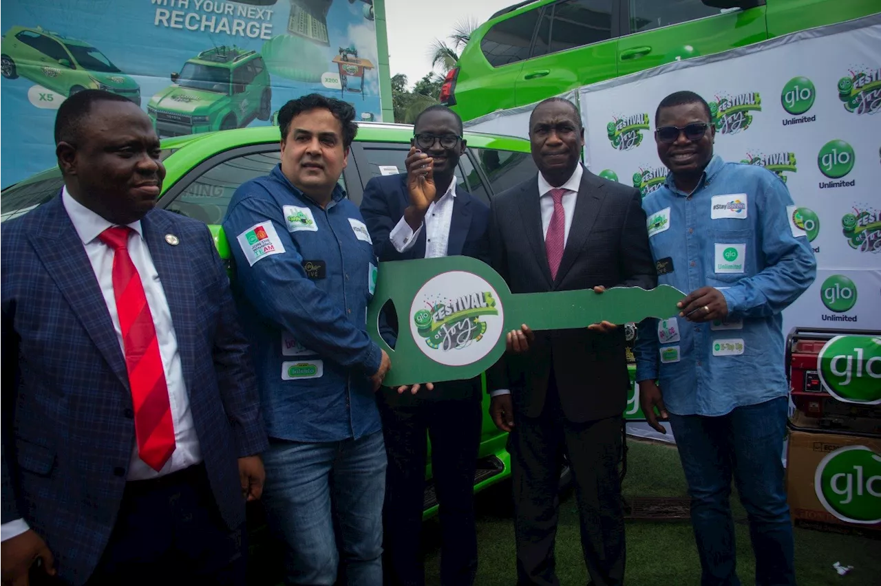 Globacom’s Festival of Joy: Winner Receives New Toyota Prado in Lagos