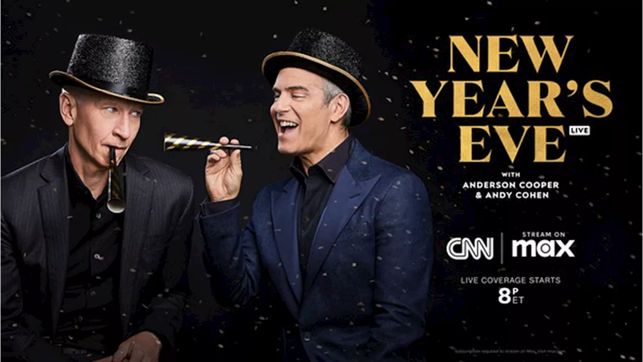 Anderson Cooper and Andy Cohen Return to CNN for New Year’s Eve Celebration