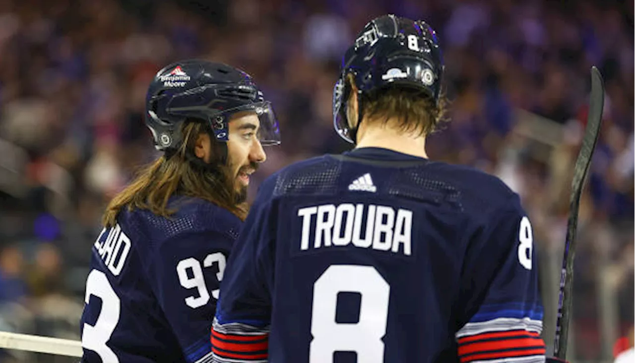 Rangers' Zibanejad on Trouba: 'We love him to death'