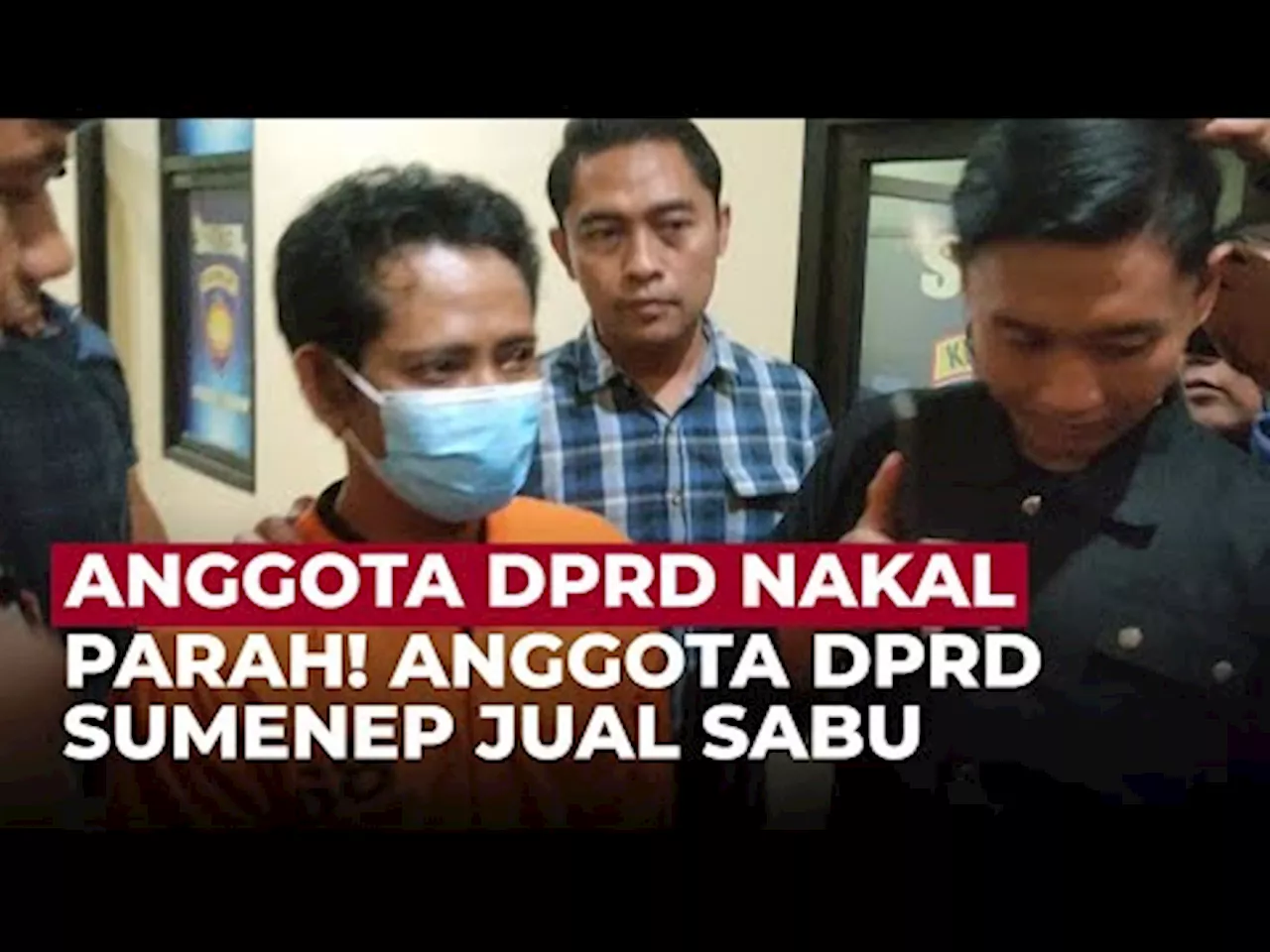 Tertunduk Lesu, Oknum DPRD Ditangkap Karena Jual Sabu di Rumahnya