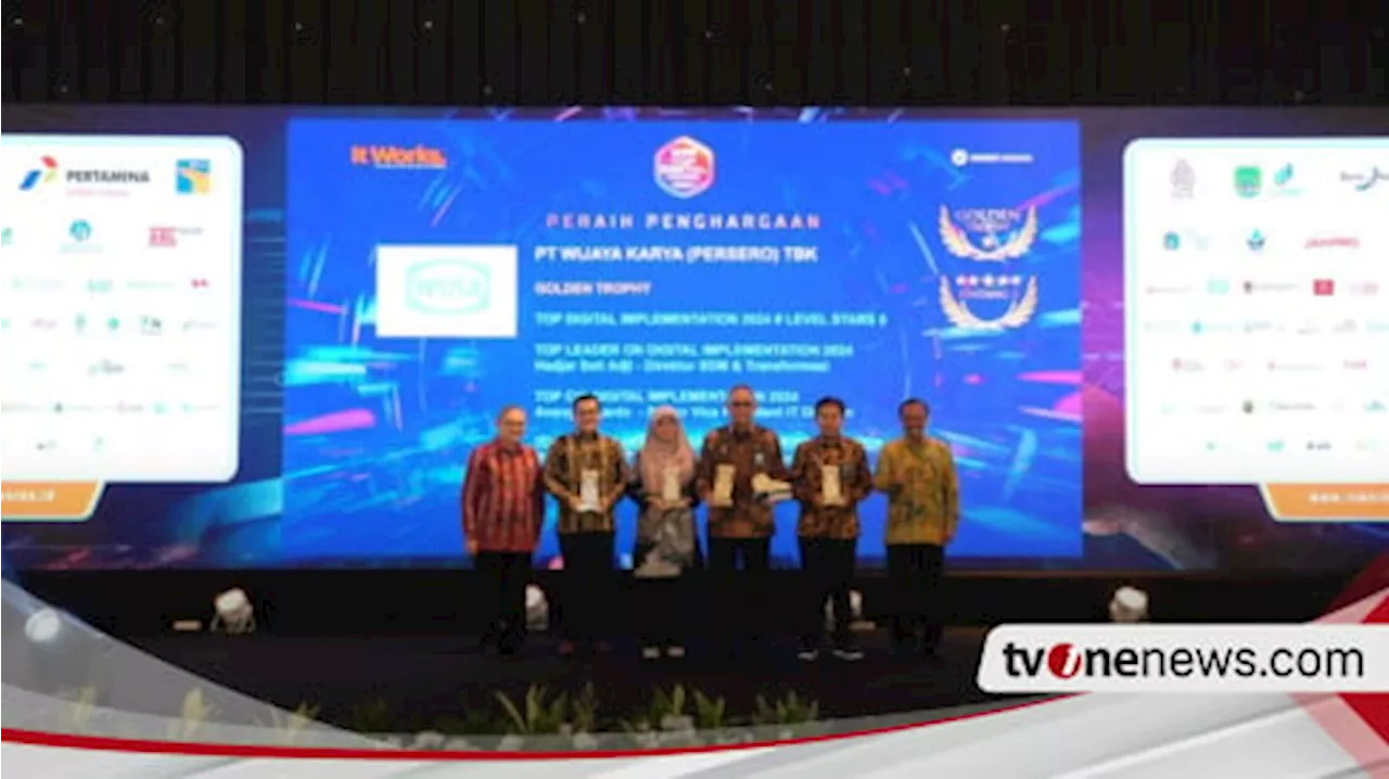 WIKA Borong Lima Penghargaan TOP Digital Awards 2024, Buktikan Kemajuan Transformasi Digital Berkelanjutan