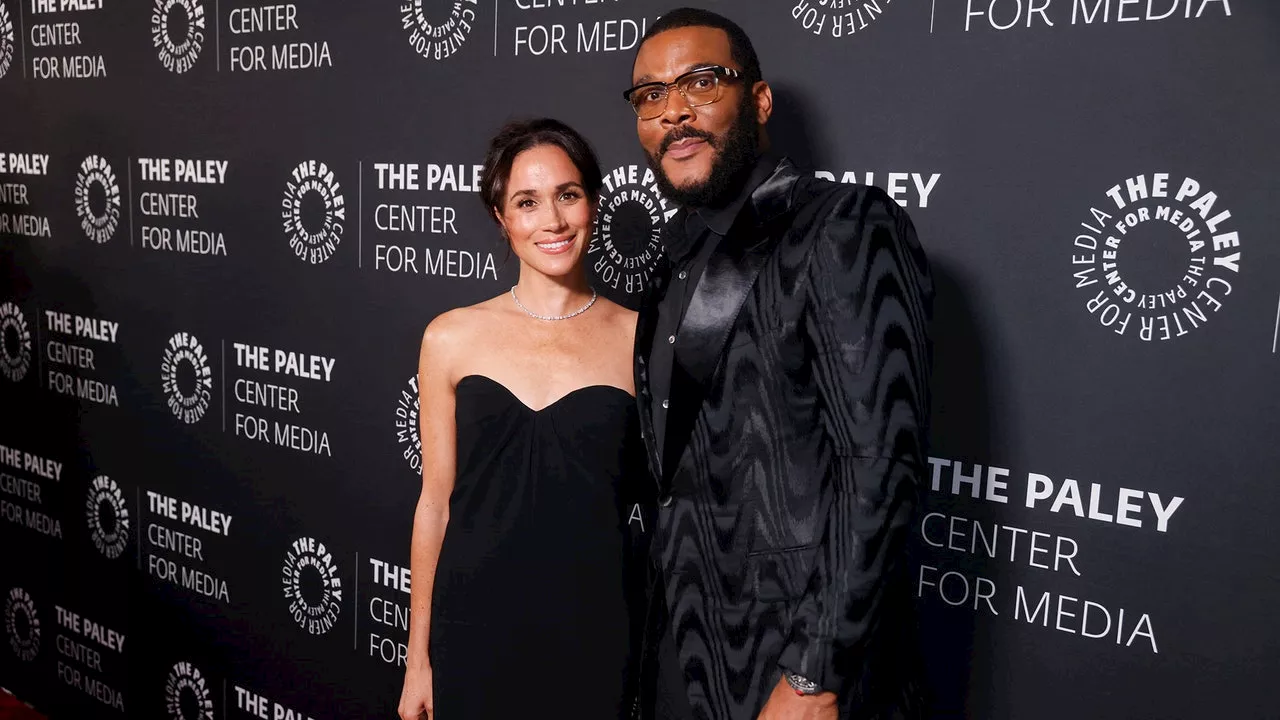 Meghan Markle Comforted a Teary Tyler Perry as Oprah Winfrey Gave a Speech About Him