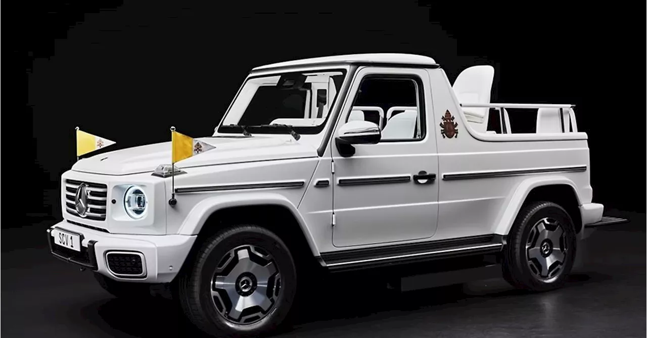 Pope Francis Receives First Electric Popemobile from Mercedes-Benz