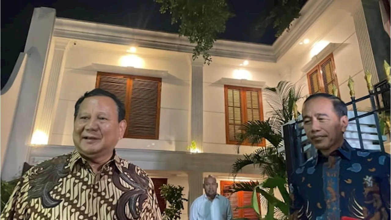 Diajak Malam Malam Prabowo di Kertanegara, Jokowi: Karena Kangen