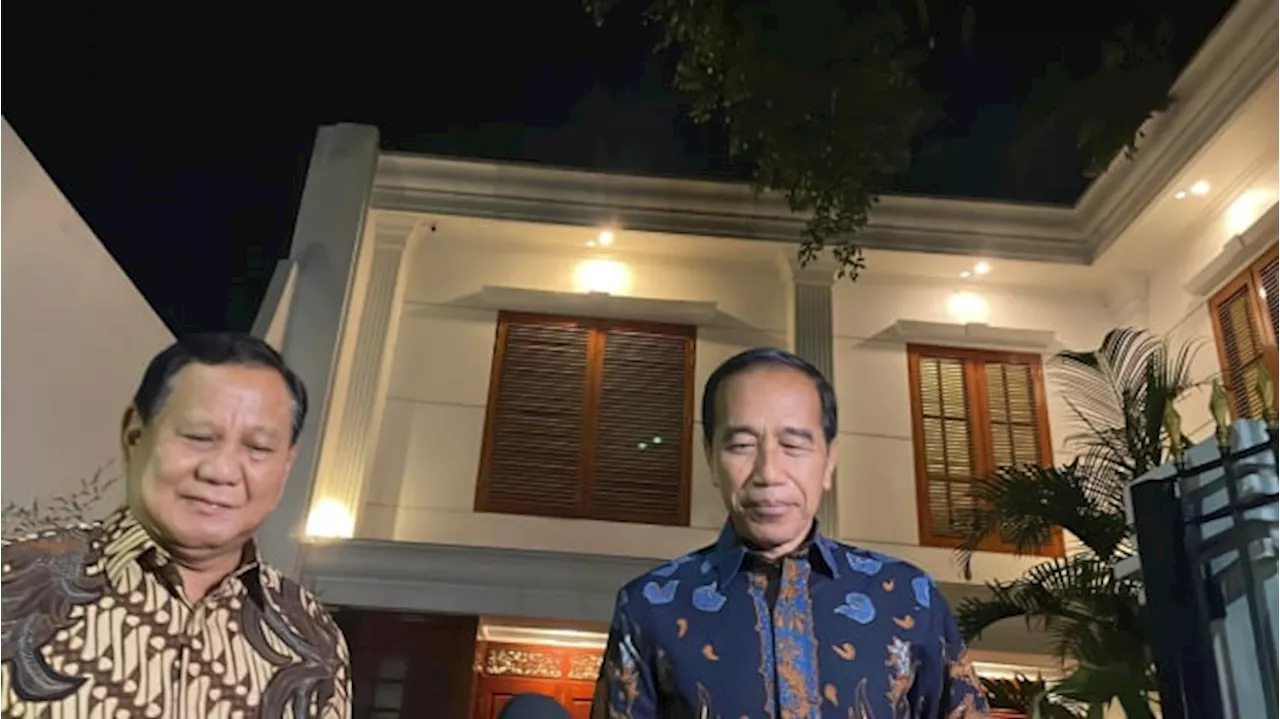 Prabowo Hidangkan Ayam Goreng untuk Makan Malam Bareng Jokowi di Kertanegara