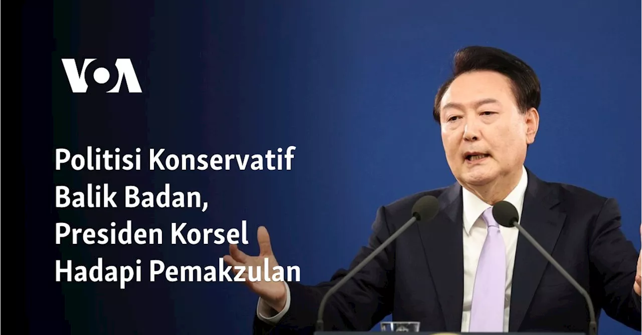 Politisi Konservatif Balik Badan, Presiden Korsel Hadapi Pemakzulan