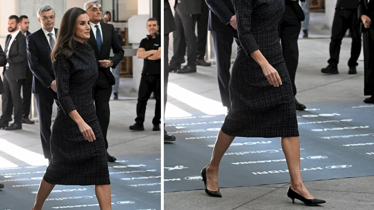 La reina Letizia lleva los zapatos de tacón kitten más cómodos y elegantes del Otoño-Invierno 2024