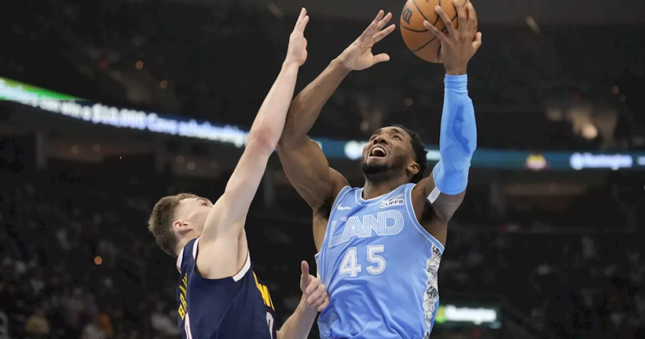 Donovan Mitchell scores 28 as Cavaliers improve to 13-1 at home by beating Jokic and Nuggets 126-114