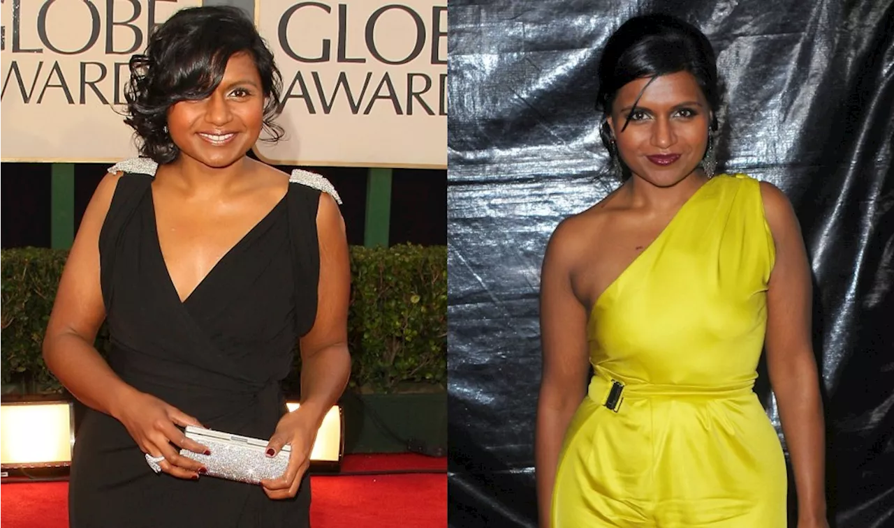 A Closer Look at Mindy Kaling’s Golden Globe Awards Style Through the Years: Bright Yellow, Shimmering Details and More