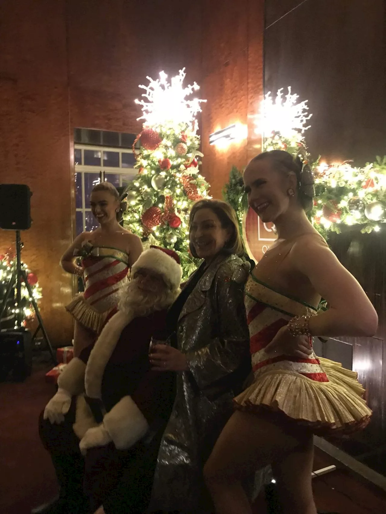 Carla Hall and Stacy London Offer Holiday Hacks at QVC’s Pre-Rockettes Party at Radio City Music Hall