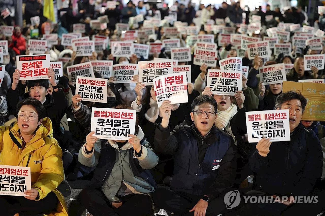 전국에서 윤석열 정권 퇴진 촉구 집회 열려