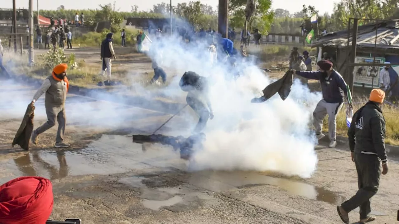 Farmers Suspend March To Delhi For Day After Tear Gas Clashes At Shambhu Border