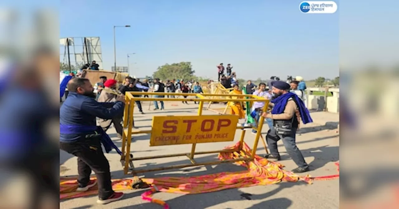 Farmers Protest: ਦਿੱਲੀ ਕੂਚ ਲਈ ਕਿਸਾਨ ਰਵਾਨਾ, ਮਰਜੀਵੜਾ ਜਥੇ ਨੇ ਬੈਰੀਕੇਡਿੰਗ ਤੋੜੀ