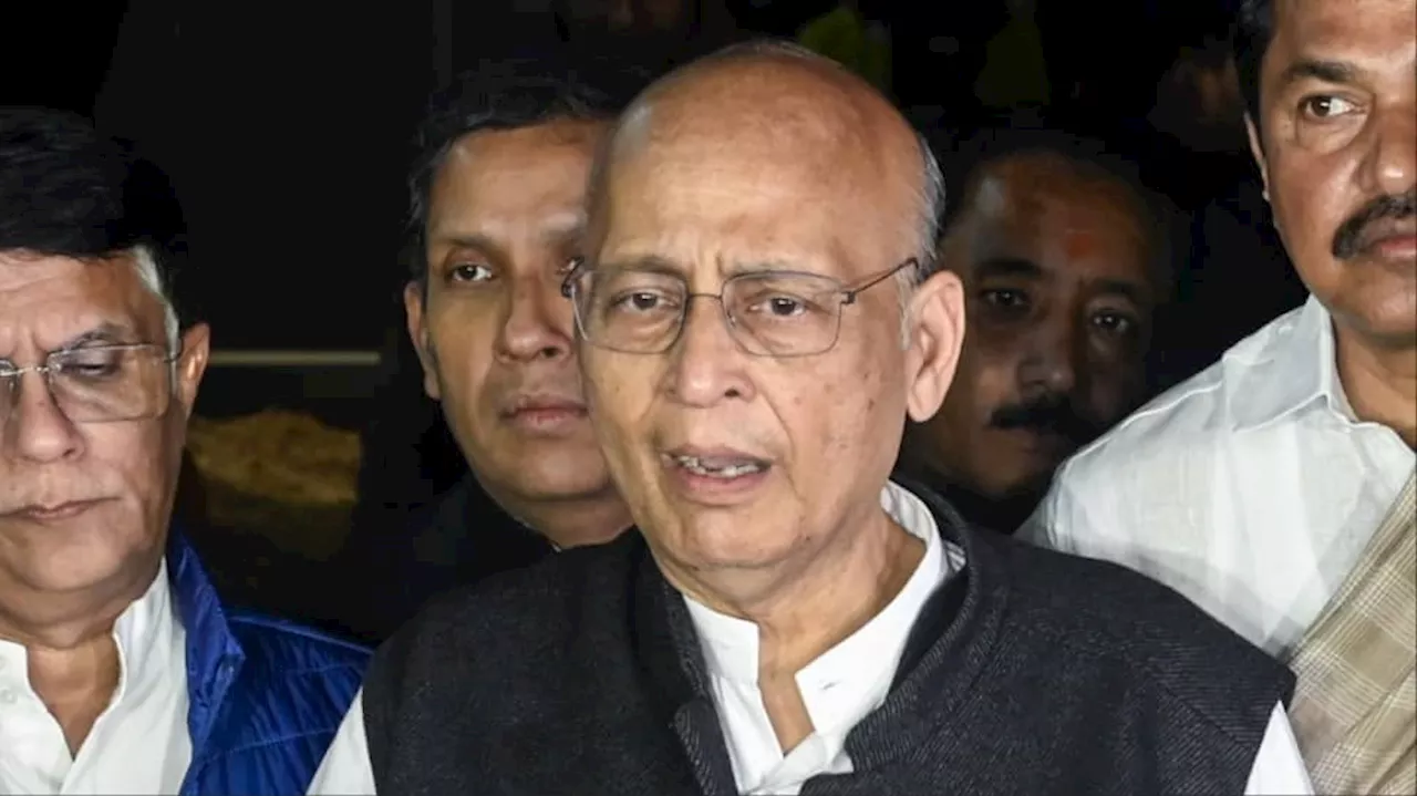 Singhvi, Rajya Sabha Başkanının Rs 500 Banknotları İddiasına 'Garip' Dedi