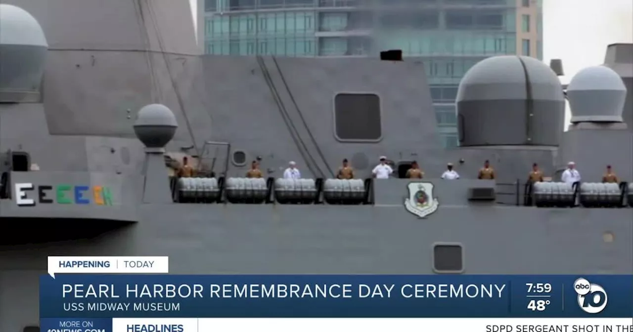 USS Midway Museum holds ceremony for Pearl Harbor Remembrance Day