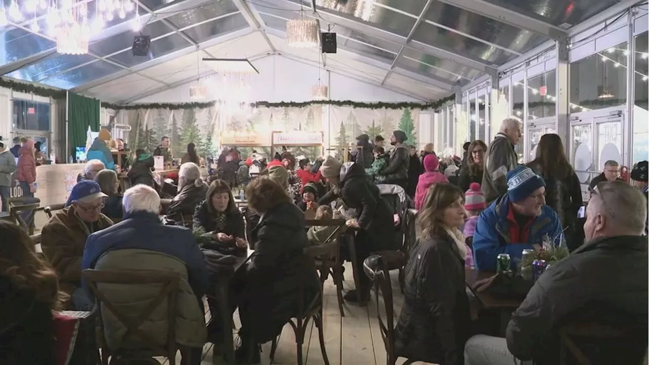 Roc Holiday Village returns; hundreds embrace the cold for opening night