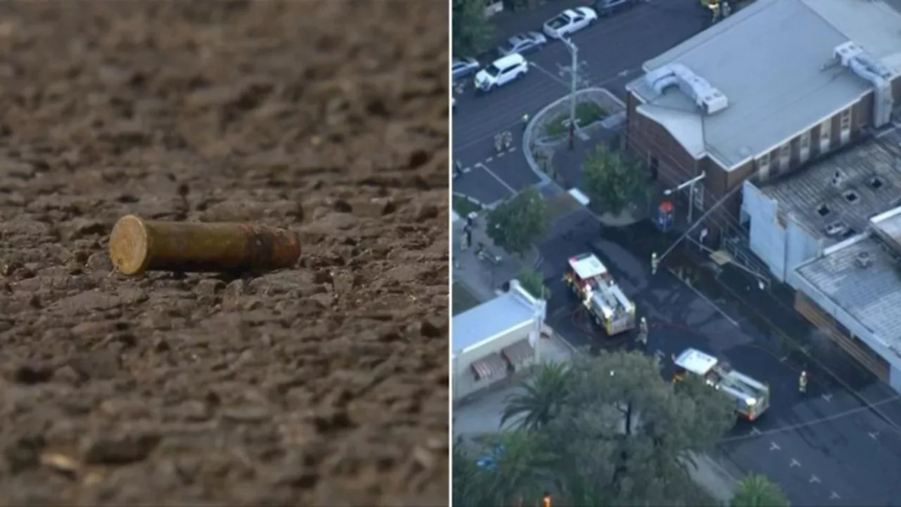 Jewish community to come together after firebomb attack at Melbourne synagogue as police investigate bullet found outside