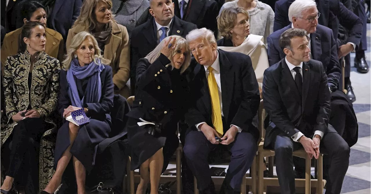 World leaders gather for official reopening of Notre Dame Cathedral in Paris five years after devastating fire