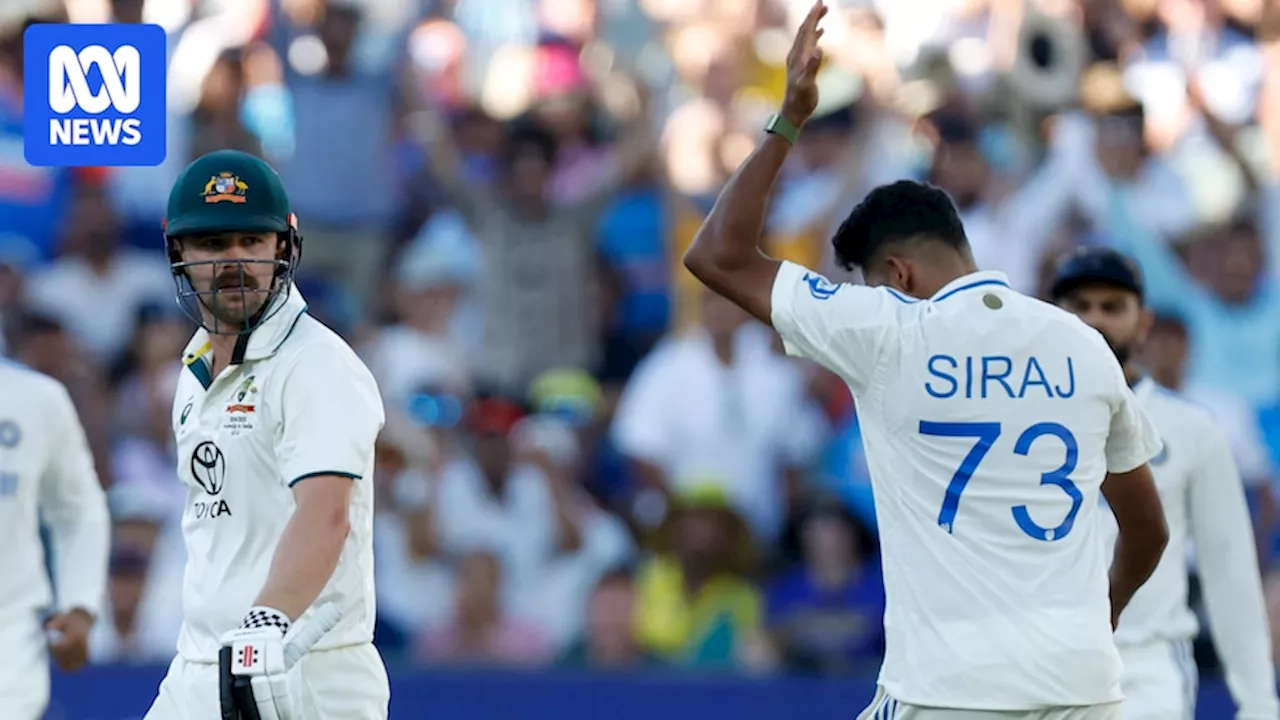 Australia on top as India struggle after Travis Head scores century on day two of second Test at Adelaide Oval