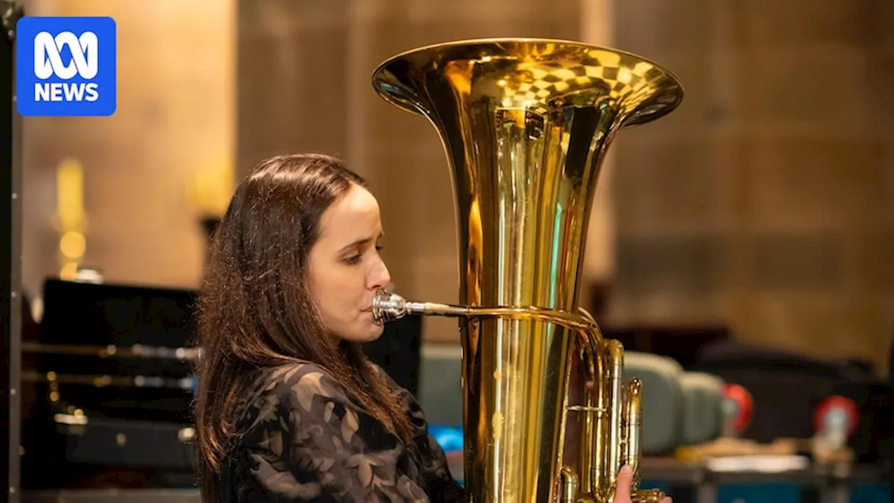 Rachel Kelly becomes Tasmanian Symphony Orchestra's first ever female principal tuba player