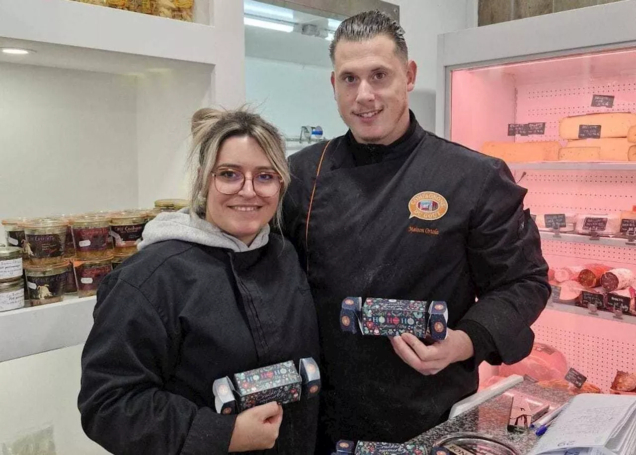 'Une belle cause' : des papillotes solidaires en vente à la boucherie du village, près de Fontainebleau